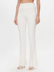 Rinascimento Spodnie materiałowe CFC0117682003 Biały Flare Fit. Białe spodnie materiałowe Rinascimento, xl, bez wzorów, z materiału. Za 409.99 zł.
