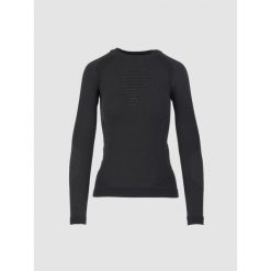 Fusyon Merino Thermal Jersey. Czarne bielizna sportowa Uyn, bez wzorów, z jersey. W wyprzedaży za 432.35 zł.