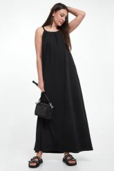 Sukienka maxi Orel MARELLA MONOCHROME. Sukienki Marella, m, bez wzorów, bez kołnierzyka, bez ramiączek, maxi. W wyprzedaży za 759.20 zł.