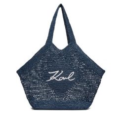 Torebka KARL LAGERFELD. Niebieskie torebki klasyczne KARL LAGERFELD, bez wzorów, bez dodatków. Za 849.99 zł.