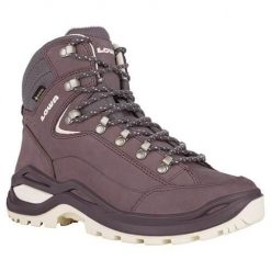 Buty trekkingowe damskie Lowa Renegade Evo Mid Gtx. Fioletowe trekkingi Lowa, z materiału, za kostkę, trekkingowe. Za 917.99 zł.