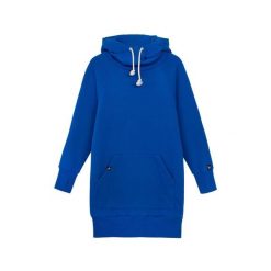 Bluza sportowa z kapturem damska DEEP TRIP Luzak. Niebieskie bluzy DEEP TRIP, l, bez wzorów, z bawełny, z kapturem. Za 369.00 zł.