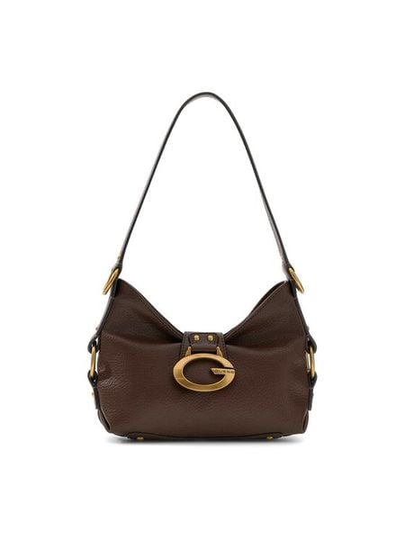 Guess Torebka Camden Mini HWBB93 08720 Brązowy. Brązowe listonoszki Guess, z aplikacjami, ze skóry, bez dodatków. Za 584.99 zł.