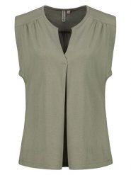 Eight2Nine Bluzka w kolorze khaki rozmiar: XL. Brązowe bluzki Eight2Nine, xl, bez wzorów, bez kołnierzyka, bez ramiączek. Za 44.09 zł.