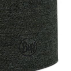 Czapka wełniana Buff Midweight Merino Wool Hat. Szare czapki Buff, bez wzorów, z materiału. Za 114.49 zł.
