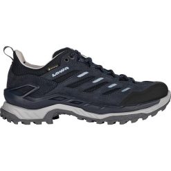Buty trekkingowe damskie Lowa Innovo Low Gtx. Niebieskie trekkingi Lowa, z materiału, trekkingowe. Za 1,044.00 zł.