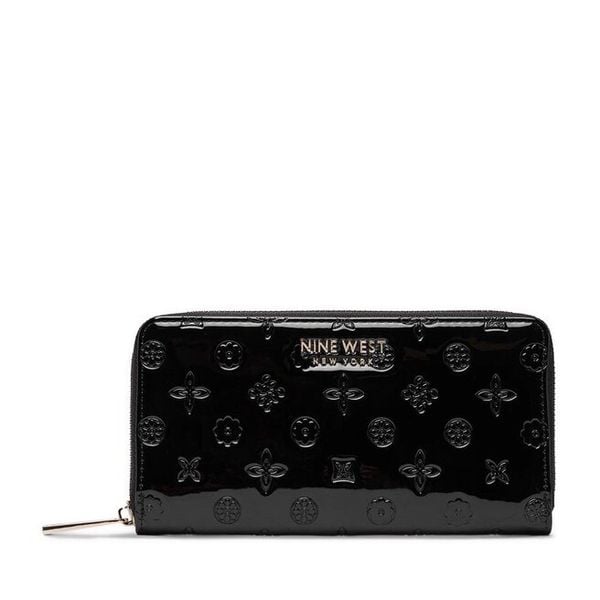 Portfel Nine West. Czarne portfele Nine West, bez wzorów. Za 89.99 zł.