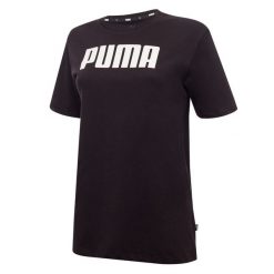 T-shirt z krótkim rękawem damski Puma ESS. Czarne t-shirty Puma, m, bez wzorów, bez kołnierzyka, bez ramiączek. Za 73.99 zł.