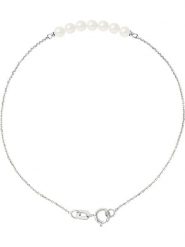 Pearline Złota bransoletka z perłami rozmiar: onesize. Białe bransoletki Pearline, z perłą, złote. Za 239.99 zł.