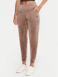 DKNY Sport Spodnie dresowe DP5P3710 Beżowy Regular Fit. Brązowe spodnie dresowe DKNY Sport, xl, bez wzorów, z dresówki. Za 309.99 zł.