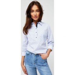 Koszula z nadrukiem. Koszule MOODO, xs, bez wzorów, bez kołnierzyka, bez ramiączek. Za 39.99 zł.