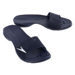 Klapki damskie Speedo Atam II Max AF. Białe klapki Speedo, bez wzorów, z materiału, bez obcasa. Za 92.24 zł.