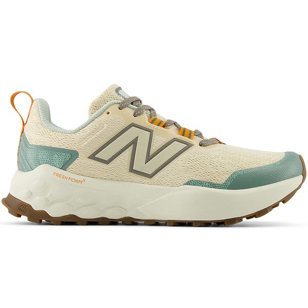 Buty damskie New Balance Fresh Foam Garoé v2 WTGAROG2 – beżowe. Brązowe obuwie sportowe New Balance, z materiału, bez zapięcia, do biegania. Za 369.99 zł.