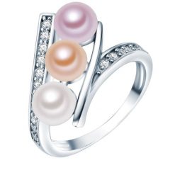 Valero Pearls Pierścionek z perłą srebro wysokiej próby Cyrkonia Perła hodowlana słodkowodna srebrny Pierścionki 1 ct Damski. Szare pierścionki Valero Pearls, z cyrkonią, srebrne. Za 279.99 zł.