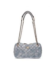 Guess Torebka Giully II HWDG96 73090 Niebieski. Niebieskie torebki klasyczne Guess, z aplikacjami, z materiału, bez dodatków. Za 639.99 zł.