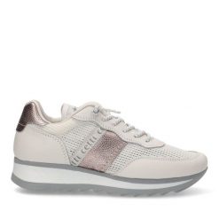 Buty CETTI C849SRA V25 Biały. Białe obuwie sportowe QUERCETTI, ze skóry, trekkingowe. Za 365.99 zł.