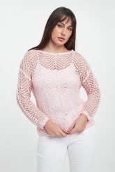 Sweter damski ażurowy z cekinami JOSEPH RIBKOFF. Swetry Joseph Ribkoff, xs, w ażurowe wzory, bez ramiączek. Za 689.00 zł.
