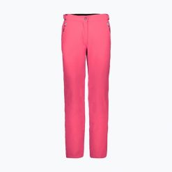 Spodnie narciarskie damskie CMP 3W18596N. Czerwone spodnie narciarskie CMP, l, bez wzorów, narciarskie. Za 449.99 zł.