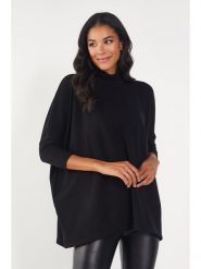 Milan Kiss Sweter w kolorze czarnym rozmiar: M. Czarne swetry Milan Kiss, m, bez wzorów, bez ramiączek. Za 155.95 zł.