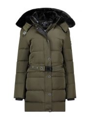 Canadian Peak Płaszcz pikowany "Bettineak" w kolorze khaki rozmiar: XL. Brązowe płaszcze Canadian Peak, xl, bez wzorów, z tkaniny, bez kaptura. Za 352.21 zł.