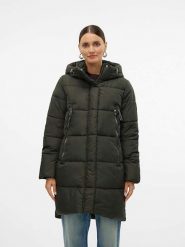 Vero Moda Płaszcz pikowany "Nova" w kolorze zielonym rozmiar: S. Zielone płaszcze Vero Moda, s, bez wzorów, bez kaptura. Za 136.45 zł.