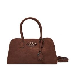 Torebka Guess. Brązowe torebki klasyczne Guess, z aplikacjami, bez dodatków. Za 634.99 zł.