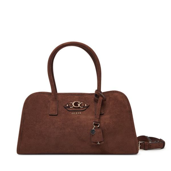 Torebka Guess. Brązowe torebki klasyczne Guess, z aplikacjami, bez dodatków. Za 634.99 zł.