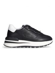 Liu Jo Skórzane sneakersy w kolorze czarno-białym rozmiar: 38. Białe trampki Liu Jo, bez wzorów, bez zapięcia. Za 350.26 zł.