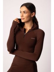 Spaio Bluza sportowa "Adapt" w kolorze brązowym rozmiar: M. Brązowe bluzy Spaio, m, bez wzorów, z materiału, bez kaptura. Za 208.99 zł.