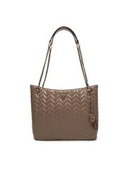 Guess Torebka Cheryl HWTQ97 20220 Beżowy. Brązowe shopper Guess, z aplikacjami, ze skóry, bez dodatków. Za 799.99 zł.