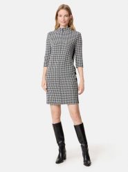 Gerry Weber Sukienka w kolorze czarno-białym rozmiar: 42. Białe sukienki Gerry Weber, bez wzorów, bez kołnierzyka, bez ramiączek, mini. Za 299.45 zł.