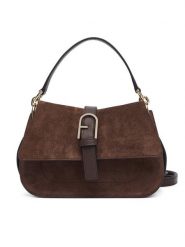 Furla Torebka Flow Mini Top Handle WB01032 BX3045 CN 3244S Brązowy. Brązowe torebki klasyczne Furla, bez wzorów, ze skóry, bez dodatków. Za 1,869.00 zł.