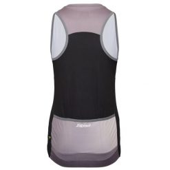 Damska koszulka termoaktywna Silvini Escolca. Czarne bluzki Silvini, bez wzorów, bez kołnierzyka, bez ramiączek. Za 271.00 zł.