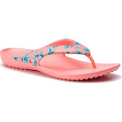 Japonki CROCS - Kadee II Seasonal Flip W 205635 Tropical/Melon. Brązowe klapki Crocs, bez wzorów, z materiału, bez obcasa. W wyprzedaży za 79.00 zł.
