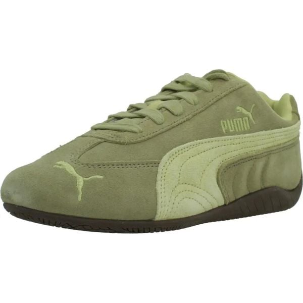 Buty PUMA YELLOW SPEEDCAT ELEVATED WNS Zielony. Zielone trekkingi Puma, z tkaniny, na fitness i siłownię. Za 429.99 zł.