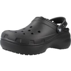 Klapki Crocs Model Lined Clog Kolor Czarny. Czarne klapki Crocs, bez wzorów, z gumy, bez obcasa. Za 301.15 zł.