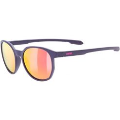 Okulary UVEX LGL 54. Fioletowe okulary przeciwsłoneczne UVEX, bez wzorów, sportowe. Za 186.99 zł.