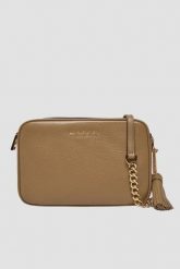 MICHAEL KORS Brązowa listonoszka skórzana. Brązowe listonoszki Michael Kors, bez wzorów, eleganckie, bez dodatków. Za 1,259.99 zł.