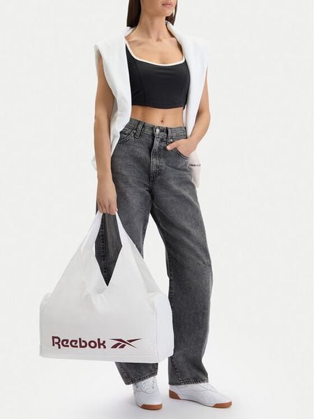 Reebok Torba CWBEO-RBK-WS-001-09 Écru. Białe torebki klasyczne Reebok, bez wzorów, z materiału, bez dodatków. Za 99.99 zł.