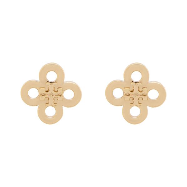 Kolczyki Tory Burch. Żółte kolczyki Tory Burch, złote. Za 544.99 zł.