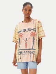 One Teaspoon T-Shirt Its Juicy In Jamaica 26940 Pomarańczowy Relaxed Fit. Brązowe t-shirty One Teaspoon, xxs, bez wzorów, z bawełny, bez kołnierzyka, bez ramiączek. Za 309.99 zł.