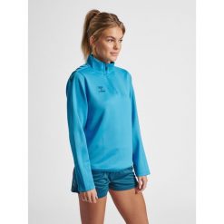 Bluza do piłki ręcznej damska Hummel hmlCORE XK. Niebieskie bluzy Hummel, xs, bez wzorów, bez kaptura. Za 200.50 zł.