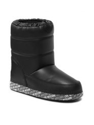 LOVE MOSCHINO Śniegowce JA24142G1HIT400A Czarny. Czarne trapery i śniegowce Love Moschino, ze skóry. Za 1,029.00 zł.