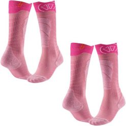 Skarpety narciarski junior Sidas Ski Merino welna merynosowa zestaw 2 sztuk. Czerwone skarpety SIDAS, bez wzorów, z elastanu. Za 150.00 zł.