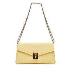 Torebka Furla. Żółte torebki klasyczne Furla, bez wzorów, bez dodatków. Za 1,489.00 zł.