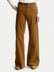 Polo Ralph Lauren Spodnie materiałowe 211B17556002 Brązowy jasny Flare Fit. Brązowe spodnie materiałowe Polo Ralph Lauren, bez wzorów, z bawełny. Za 1,199.00 zł.