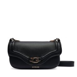 Torebka Guess. Czarne listonoszki Guess, z aplikacjami, bez dodatków. Za 549.99 zł.