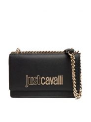 Just Cavalli Torebka 79RA4BBA Czarny. Czarne torebki klasyczne Just Cavalli, bez wzorów, ze skóry, bez dodatków. Za 799.99 zł.