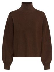 MOSS COPENHAGEN Sweter "Mercy" w kolorze brązowym rozmiar: L/XL. Brązowe swetry Moss Copenhagen, l, bez wzorów, bez ramiączek. Za 160.96 zł.