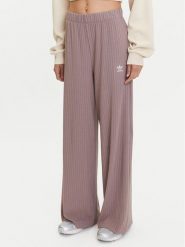 Adidas Spodnie dzianinowe Essentials JD0768 Beżowy Wide Leg. Brązowe spodnie materiałowe Adidas, s, bez wzorów, z dzianiny. Za 169.99 zł.
